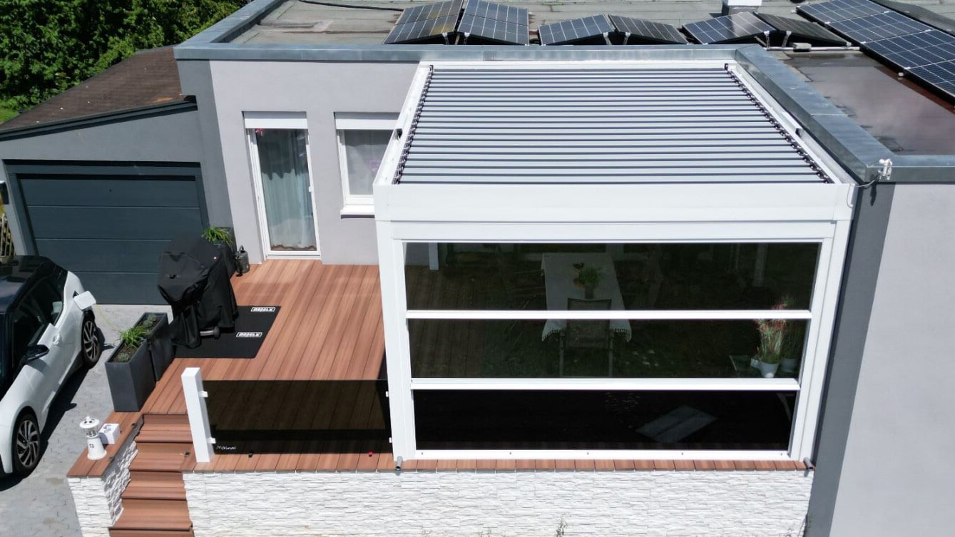 Lamellendach in Hannover — QUANTUM Homedesign Projekt