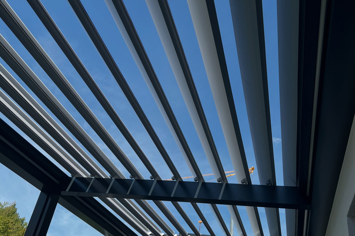 Lamellendach offene Lamellen Hannover