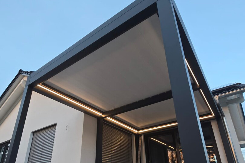 Lamellendach regendicht geschlossen Hannover